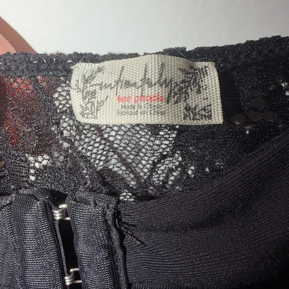 Free People Black Lace Bustier - Picture 2 of 6